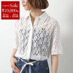 FRED PERRY フレッドペリー シャツ LACE SHIRT G9170 レディース ブラウス レース 花 ロゴ ローレルリース刺繍 129 SNOW-WHITE