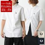 FRED PERRY フレッドペリー シャツ OXFORD SHORT SLEEVE SHIRT M8730 メンズ レディース 半袖 ローレルリース刺繍 カラー3色
