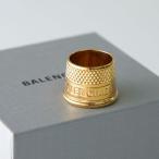 BALENCIAGA バレンシアガ リング THIMBLE シンブル 700216 TZ39G メンズ 刻印ロゴ 指抜き型 指輪 アクセサリー 0027