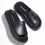 EMPORIO ARMANI エンポリオアルマーニ モノブロックサンダル X4P134 XD405 メンズ スリッポン ラバー エンボスロゴ 軽量 フラットサンダル シューズ 靴