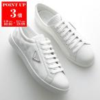 PRADA プラダ スニーカー 2EE376 3LNW メンズ レザー ナイロン レースアップ ローカット トライアングルロゴ 靴 F0009/BIANCO