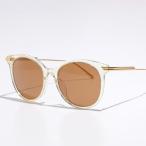 BOTTEGA VENETA ボッテガヴェネタ サングラス BV1038SA レディース ボストン型 クリアフレーム セルフレーム ロゴ アイウェア 003/BEIGE-GOLD-BROWN