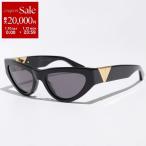 BOTTEGA VENETA ボッテガヴェネタ サングラス BV1176S レディース キャットアイ型 セルフレーム フルリム ロゴ アイウェア 001/BLACK-BLACK-GREY