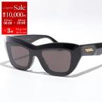 BOTTEGA VENETA ボッテガヴェネタ サングラス BV1218S レディース メンズ キャットアイ型 セルフレーム フルリム ロゴ アイウェア 001/BLACK-BLACK-GREY