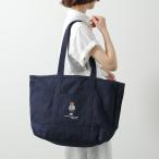 Polo Ralph Lauren ポロラルフローレン トートバッグ 405962430 レディース ポロベア キャンバス トート 鞄 001 NAVY