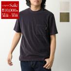 HERNO ヘルノ Tシャツ JG000226U 50081 メンズ スポンジ エフェクト クルーネック 半袖 カットソー メタルロゴ カラー3色