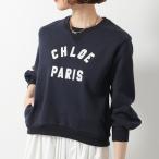 Chloe Kids クロエ スウェットシャツ C20481 レディース ガールズ クルーネック ロゴ 刺繍パッチ スエット 859