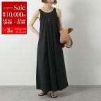 MAX MARA BEACHWEAR マックスマーラ ビーチウェア ワンピース ROMEA ロメア ロング丈 ドレス ノースリーブ Aラインストレッチ 005/Nero