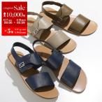 FENDI KIDS フェンディ キッズ サンダル JMR409 NA7 レディース ガールズ レザー FFロゴ フラット バックストラップ シューズ 靴 カラー3色