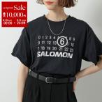 MM6 × SALOMON エムエムシックス メゾンマルジェラ サロモン コラボ シームレスTシャツ S52GC0345 M20101 レディース 半袖 ロゴT 900