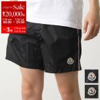MONCLER モンクレール スイムウェア BOXER MARE 2C00018 53326 メンズ ナイロン ショートパンツ ハーフパンツ トリコロールカラー アイコンパッチ 水着