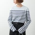 Acne Studios アクネストゥディオズ 長袖 カットソー Face フェイス CL0306 FA-UX-TSHI000318 レディース ボーダー クルーネック Tシャツ ロンT ロゴ AAV