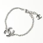 CHANEL シャネル ブレスレット ABF797 B20581 レディース チェーン メタル ラインストーン装飾 ココマーク CCマーク U0944