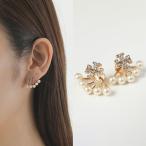TORY BURCH トリーバーチ ピアス KIRA PEARL FRONT-BACK キラ パール フロントバック 163695 レディース ダブルT ロゴ 782/TORY-GOLD/PEARL