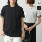 FRED PERRY フレッドペリー Tシャツ STRIPED CUFF T-SHIRT M7707 メンズ レディース 鹿の子 カットソー ロゴ ローレルリース 刺繍 カラー2色