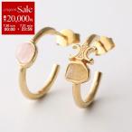 CELINE セリーヌ ピアス 460RO6GPQ.08RP レディース フープ トリオンフ クリスタル アクセサリー Gold/Quartz-Rutile/08RP/Gold/Quartz-Rutile/Pink-Qu