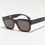 FENDI フェンディ サングラス O'LOCK オーロック FE40107I レディース ウェリントン型 セルフレーム フルリム メタルロゴ アイウェア 52E