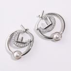FENDI フェンディ ピアス F IS FENDI エフ イズ 8AK516 A8SJ レディース パール ロゴ アクセサリー 8AK516A8SJ F1NHW