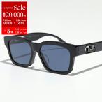 FENDI フェンディ サングラス O'LOCK オーロック FE40107F メンズ スクエア型 セルフレーム フルリム メタルロゴ アイウェア 01V