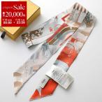 FENDI フェンディ スカーフ WRAPPY BAGUETTE ラッピー バンドゥ FXT011 AUMA リバーシブル シルク ロゴ ローマ旧市街モチーフ F1FU2