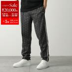 LACOSTE ラコステ トラックパンツ XH1440 メンズ サイドテーピング モノグラムジャカード ジャージ 4PC
