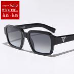 PRADA プラダ サングラス SPR 02Z レディース メンズ レクタンギュラー スクエア型 セルフレーム フルリム ロゴ アイウェア 1AB-06T