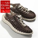KEEN キーン サンダル UNEEK W ユニーク 1027441 レディース バンジーコード ロゴ 軽量 フラット シューズ 靴 COFFEE