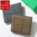 BOTTEGA VENETA ボッテガヴェネタ 二つ折り財布 CASSETTE カセット 743004 VCP14 メンズ マキシイントレチャート レザー 小銭入れなし ミニ財布 カラー2色