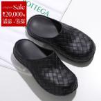 BOTTEGA VENETA ボッテガヴェネタ サンダル 741339 V11T0 メンズ ミュール ラバー イントレチャート スリッポン シューズ 靴 1000 741339V11T01000