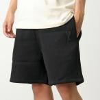 ami paris アミパリス ハーフパンツ USO325.749 メンズ ショートパンツ スウェットパンツ コットンブレンド 裏起毛 ドロスト エンボスロゴ 001/NOIR