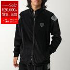 EA7 EMPORIO ARMANI エアセッテ エンポリオアルマーニ パーカー 6DPM54 PJLXZ メンズ ジップフライ コットンブレンド 長袖 セットアップ可能 1200/BLACK