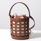 FERRAGAMO フェラガモ ショルダーバッグ 22 0970 785918 レディース ガンチーニ レザー バケットバッグ クロスボディ ロゴ 鞄 002/NEW-COGNAC