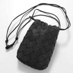 BOTTEGA VENETA ボッテガヴェネタ ショルダーバッグ 838786 V5I53 メンズ レディース イントレチャート レザー 鞄 8803/BLACK-SILVER 838786V5I538803