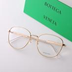 BOTTEGA VENETA ボッテガヴェネタ メガネ BV1044O レディース ウェリントン型 メタルフレーム クリングスタイプ ロゴ 004/GOLD-GOLD-TRANSPARENT