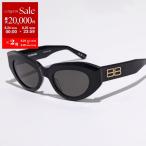 BALENCIAGA バレンシアガ サングラス BB0236S レディース キャットアイ型 フォックス型 セルフレーム フルリム BBメタルロゴ アイウェア 001