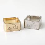 HERMES エルメス スカーフリング 90 ボルデュック BOLDUC 601462S 601463S レディース カレリング メタル ロゴ刻印 カラー2色