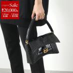 ショッピングバレンシアガ BALENCIAGA バレンシアガ ショルダーバッグ DOWNTOWN XS ダウンタウン 689121 2106F レディース レザー クロコ型押し ロゴ 鞄 1090/BLACK-BLACK
