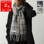 MARNI マルニ マフラー SCZC0077Y0 UAW050 レディース チェック柄 ロゴ フリンジ ストール スカーフ モヘア アルパカ ウール カラー2色