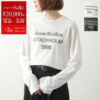 Acne Studios アクネストゥディオズ Tシャツ CL0197 FN-UX-TSHI000016 レディース 長袖 カットソー ロンT クルーネック ロゴ ダスティ加工 カラー2色
