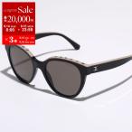 CHANEL シャネル サングラス 5414 バタフライ型 フルリム セルフレーム CCマーク ココマーク アイウェア C534-3/BLACK-BEIGE