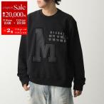 ショッピングマルジェラ MM6 エムエムシックス メゾンマルジェラ トレーナー SH0GU0029 M25014 メンズ 長袖 スウェット ナンバリングロゴ コットン 900 SH0GU0029M25014900