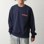 MARNI マルニ スウェットシャツ FUMU0074X1 UTC275 メンズ クルーネック コットン ロゴパッチ 胸ロゴ 00B95