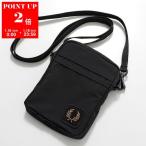 FRED PERRY フレッドペリー ショルダーバッグ Nylon Badge Small Side Bag ナイロン バッジ スモール サイド L1194 メンズ ローレルリース刺繍 鞄 102