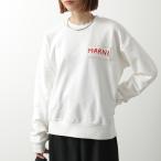 ショッピングMARNI MARNI マルニ スウェットシャツ FUMU0074X1 UTC275 レディース クルーネック コットン ロゴパッチ 胸ロゴ 00W02