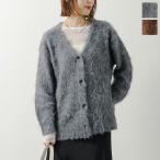CYAN tokyo シアン トーキョー カーディガン 504379 レディース シャギー ニット Vネック 長袖 カラー2色