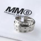 ショッピングマルジェラ MM6 エムエムシックス メゾンマルジェラ カフリング SM6VG0098 P6627 メンズ トリプルロゴ Numeric 指輪 イヤーカフ 2way アクセサリー 956