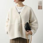 MICA&DEAL マイカ＆ディール ボアコート 0125307266 レディース リバーシブル Vネック フェイクムートン カラー2色