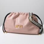 N°21 ヌメロヴェントゥーノ 巾着バッグ Eva Large エヴァ 902EC01 レディース ショルダーバッグ クラッチ クロスボディ ロゴメタル 鞄 C001/Nude