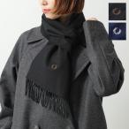 FRED PERRY Fred Perry muffler C4126 женский мужской шерсть палантин Logo вышивка одноцветный цвет 2 цвет 
