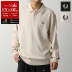 FRED PERRY フレッドペリー ニット ポロシャツ CLASSIC KNITTED SHIRT LS K4535 メンズ セーター 長袖 ローレルリース刺繍 カラー2色